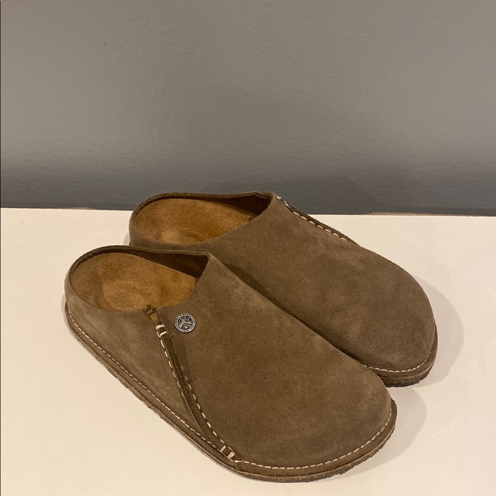 Birkenstock Zermatt Premium Suede Leather Grey Taupe